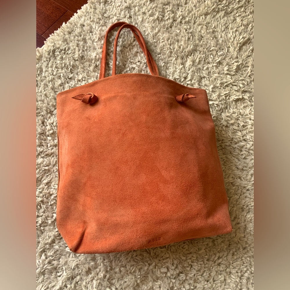 Terracotta colored suede tote. Perfect condition!